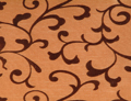 Delano Scroll Brushed Gold Chocolate