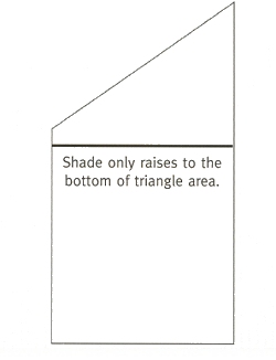 Diagram of how to measure for Angle top shades