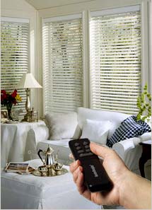 Powertilt feature by Hunter Douglas