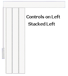 Controls on the left w/stacked on left