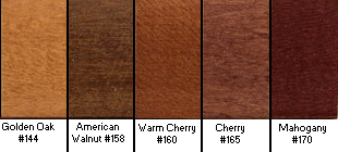 Wood Sample colors